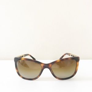 Chanel Polarized Tortoise Shell Sunglasses